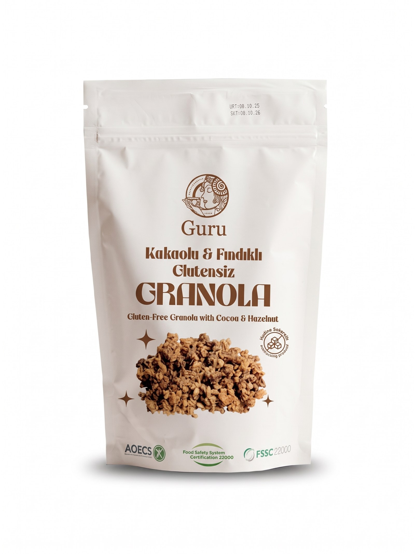 Cocoa & Hazelnut Granola 80 g (Gluten-Free) görseli