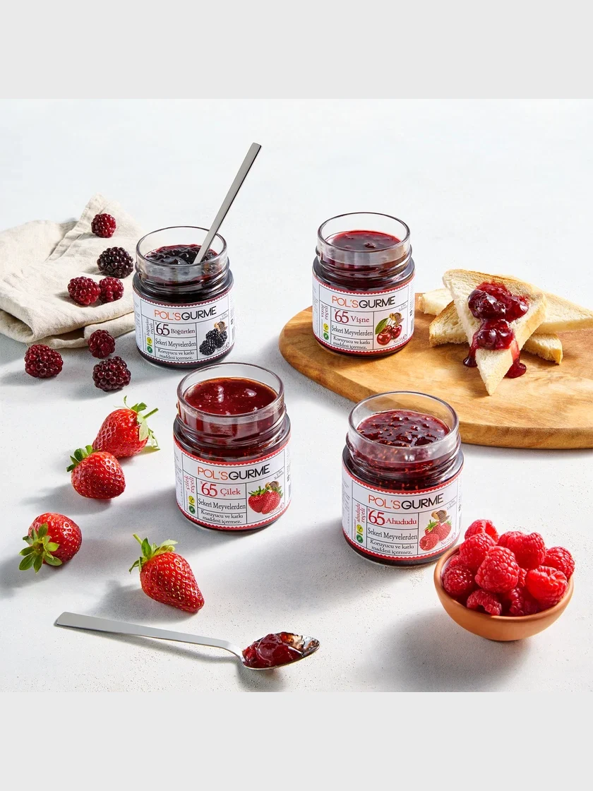 Beyaz Kiraz Reçeli 285 gr. (%65 Meyve Oranlı) görseli