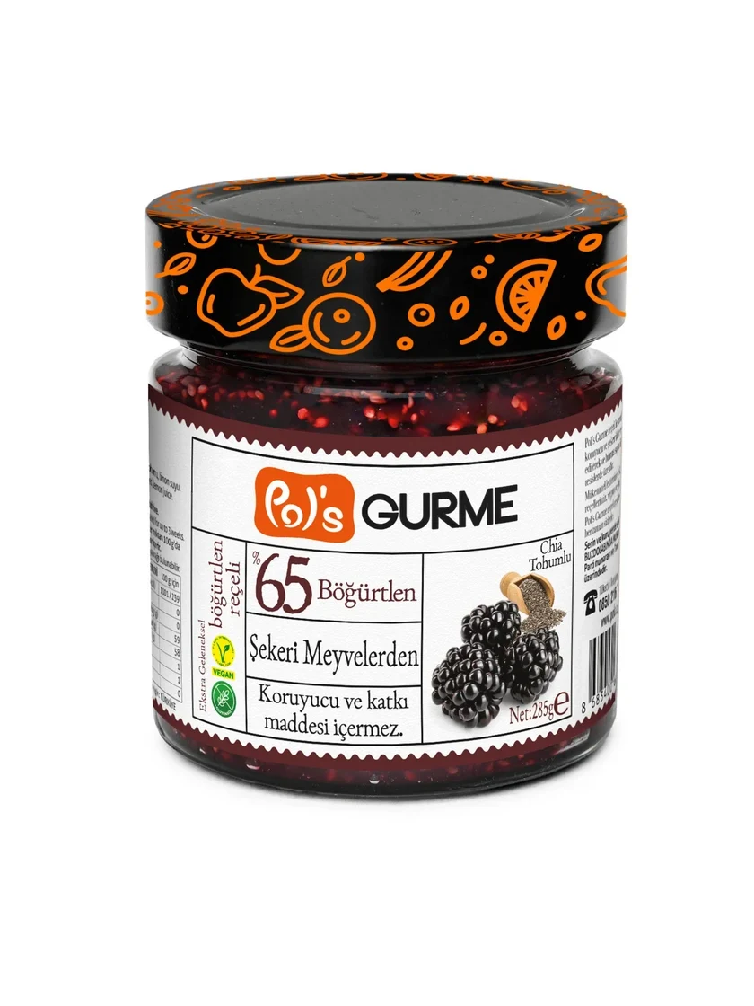 Böğürtlen Reçeli 285 gr. (%65 Meyve Oranlı) görseli