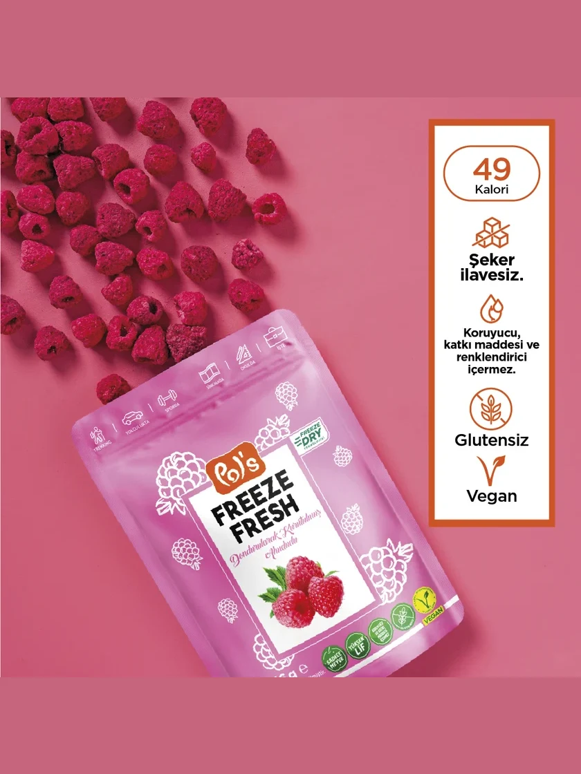 Freeze Fresh Freeze-Dried Raspberry 16 g görseli
