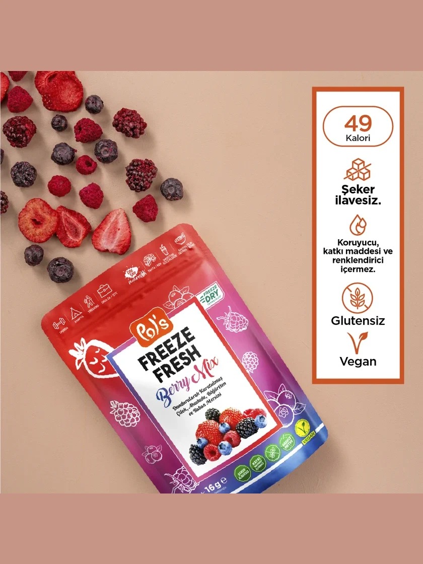 Freeze Fresh Berry Mix 16 g görseli