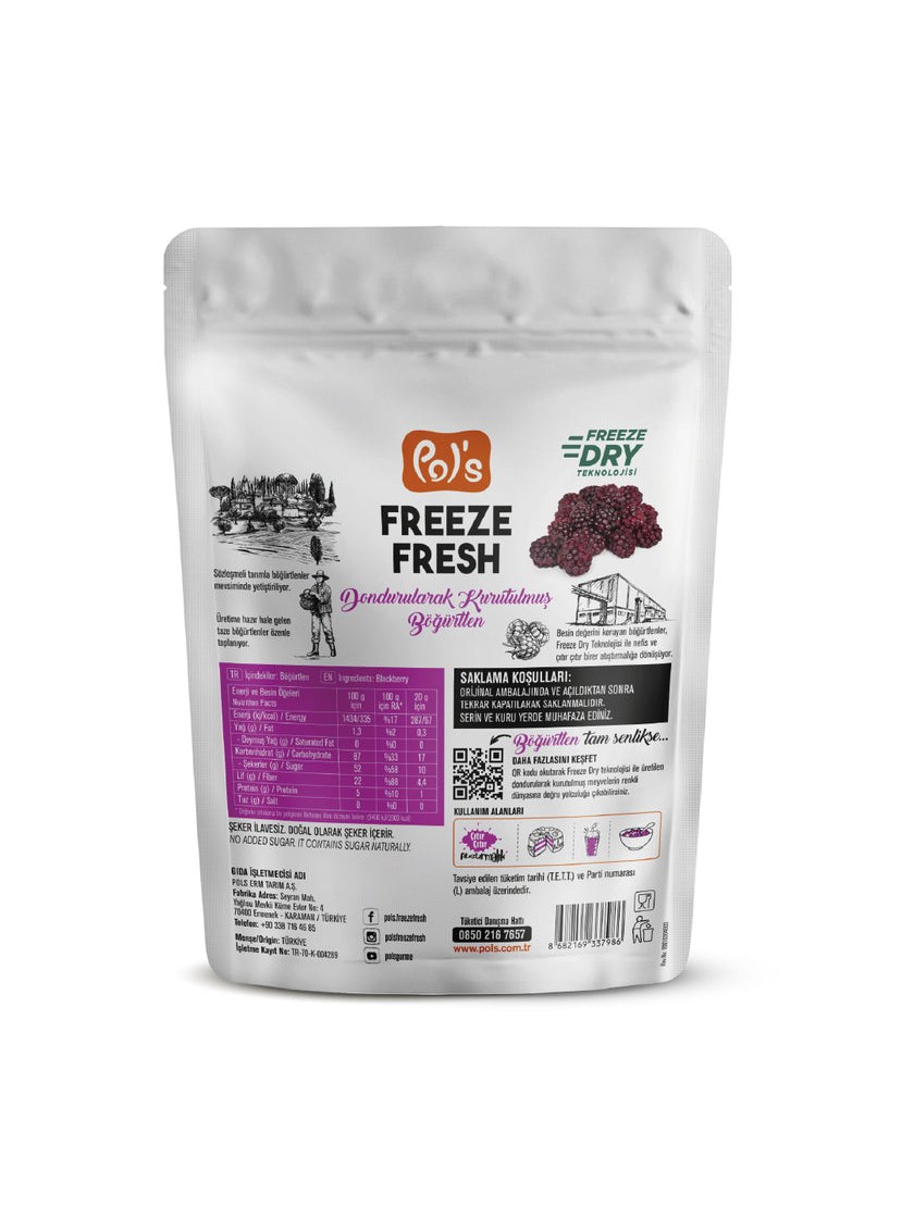 Freeze Fresh Freeze-Dried Blackberry 20 g görseli