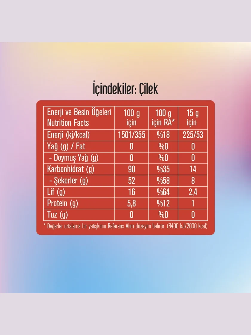 Freeze Fresh Çilek 15 gr. görseli