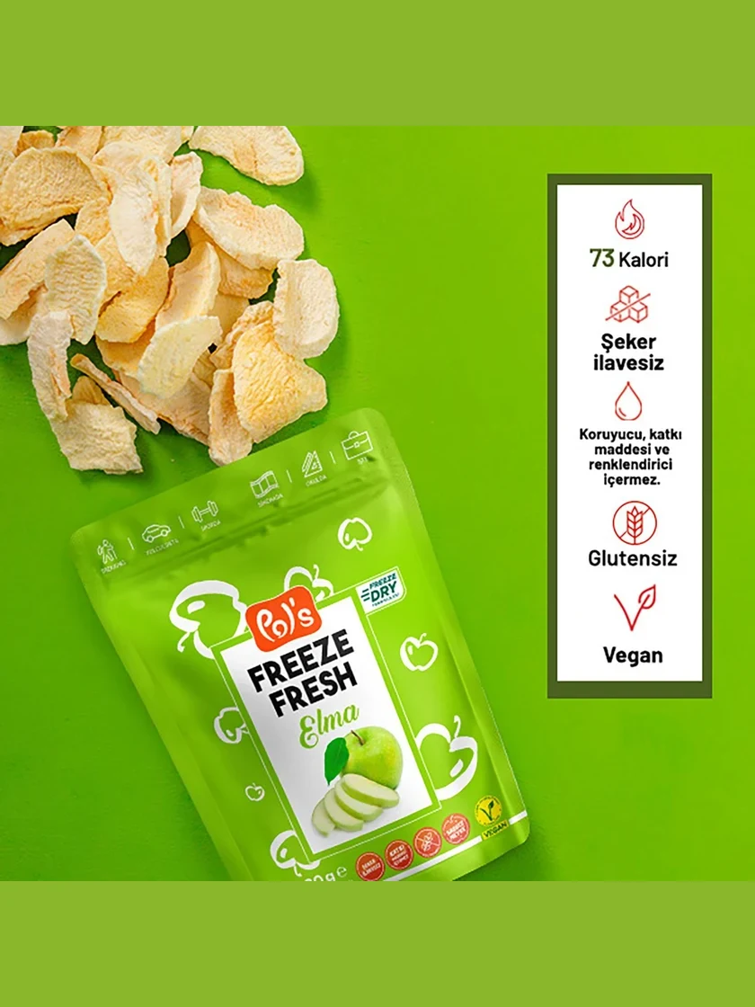 Freeze Fresh Dilim Elma 20 gr. görseli