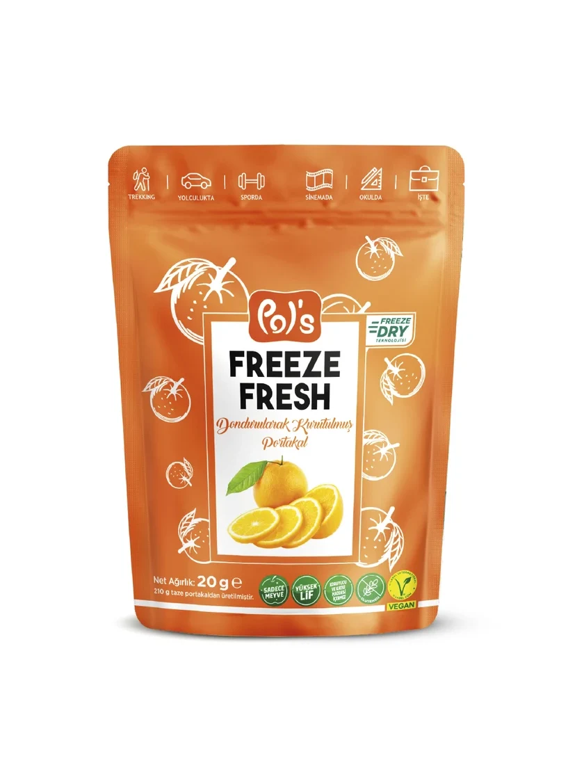 Freeze Fresh Freeze-Dried Orange Slices 20 g görseli