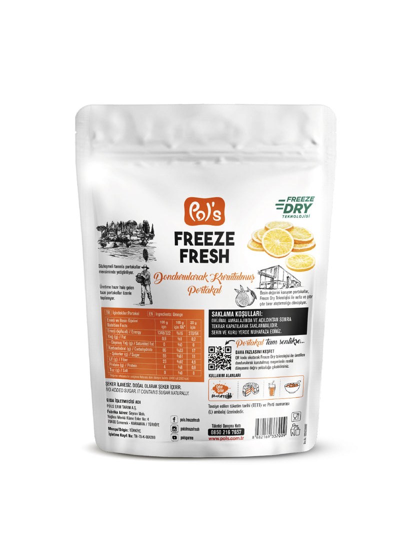Freeze Fresh Freeze-Dried Orange Slices 20 g görseli