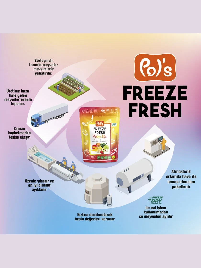 Freeze Fresh Fruit Mix 20 g görseli