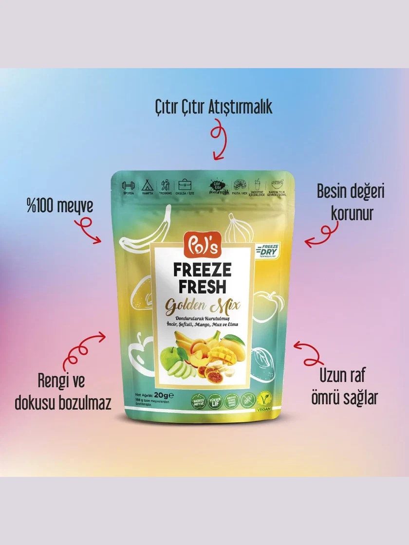 Freeze Fresh Golden Mix 20 g görseli