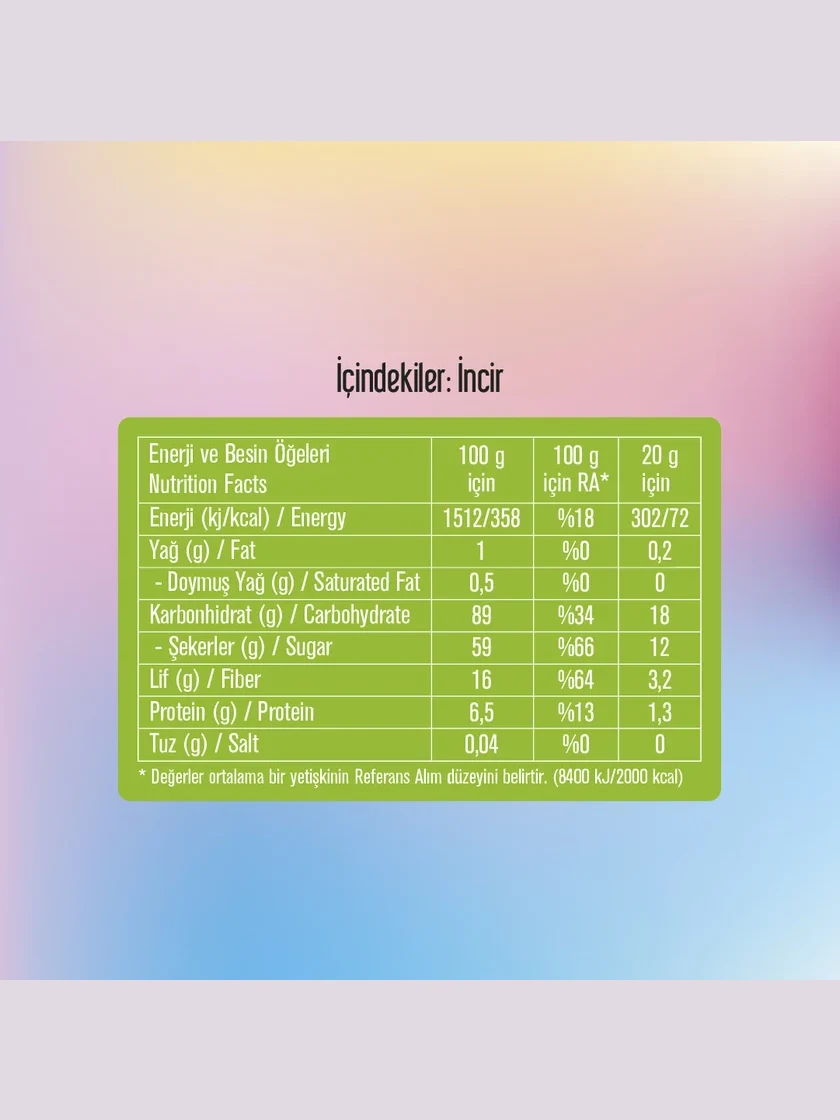 Freeze Fresh Freeze-Dried Fig 20 g görseli