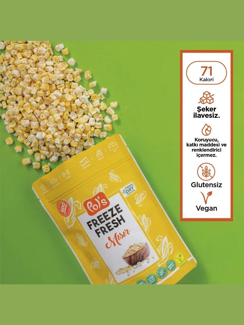 Freeze Fresh Freeze-Dried Sweetcorn 20 g görseli