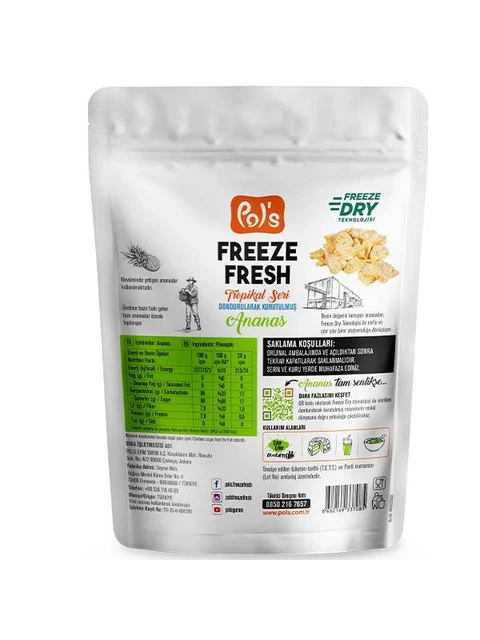 Freeze Fresh Tropikal Seri Ananas 20 gr. görseli