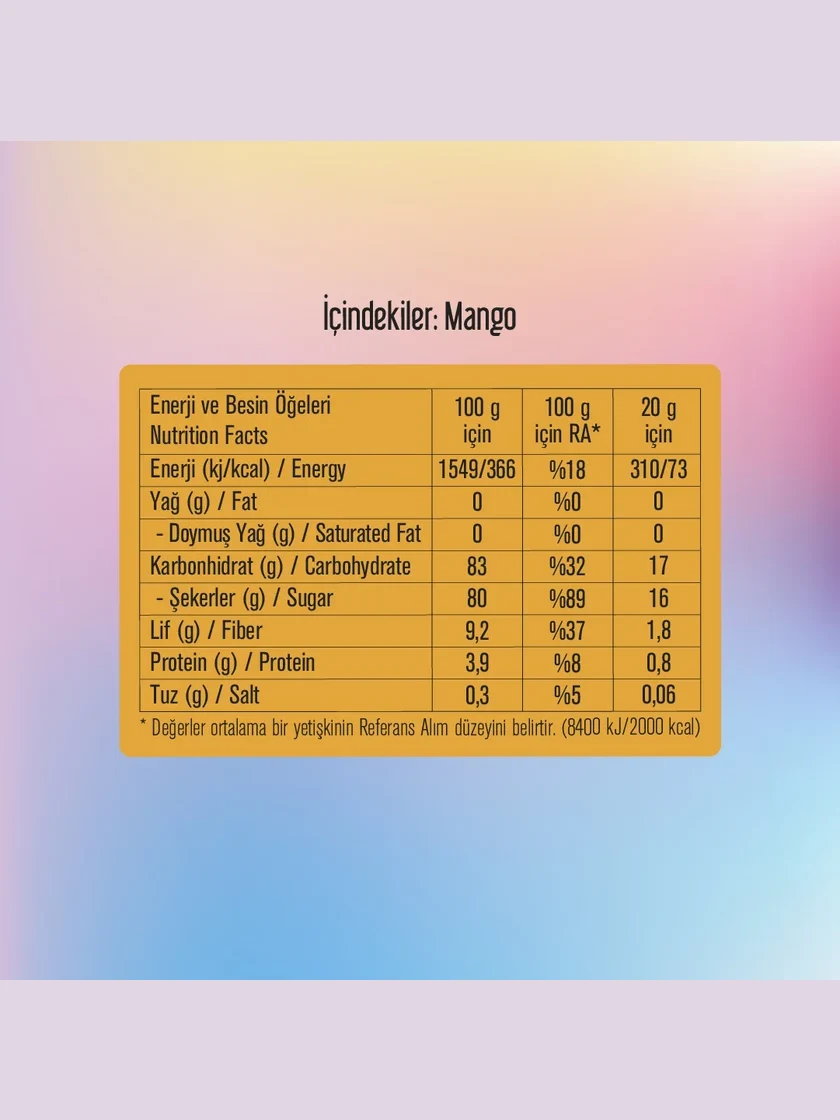 Freeze Fresh Tropikal Seri Mango 20 gr. görseli