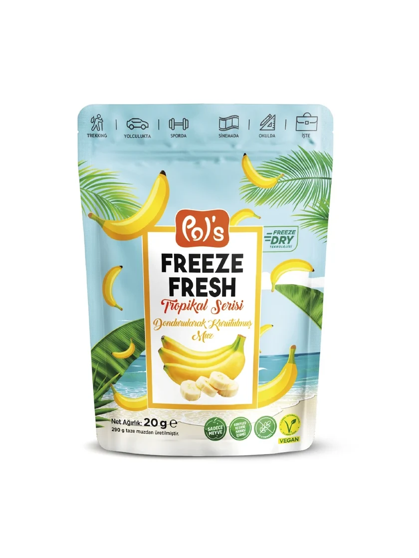 Freeze Fresh Tropical Series Banana 20 g görseli