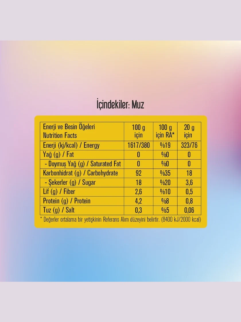 Freeze Fresh Tropical Series Banana 20 g görseli