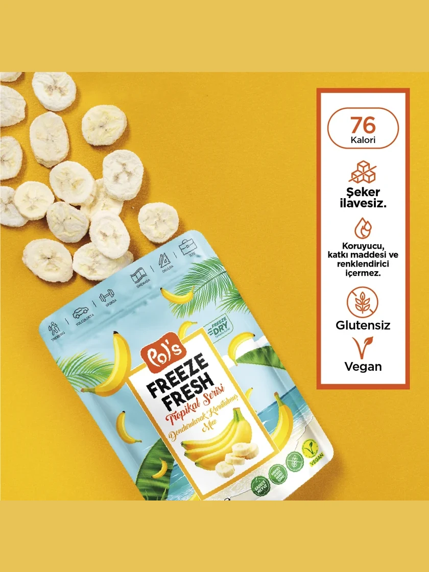 Freeze Fresh Tropical Series Banana 20 g görseli