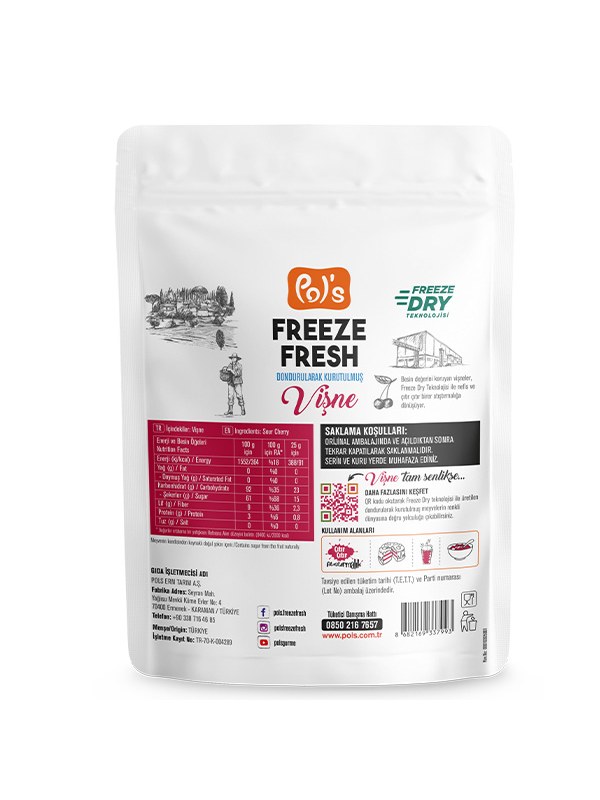Freeze Fresh Freeze-Dried Sour Cherry 20 g görseli