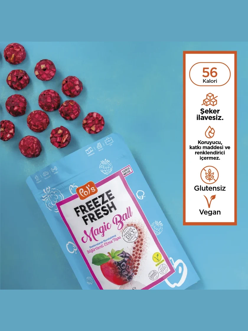 Freeze Magic Ball Böğürtlenli Elma Topu 16 gr. görseli