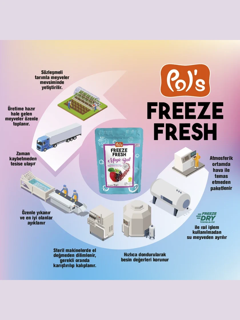 Freeze Magic Ball Böğürtlenli Elma Topu 16 gr. görseli