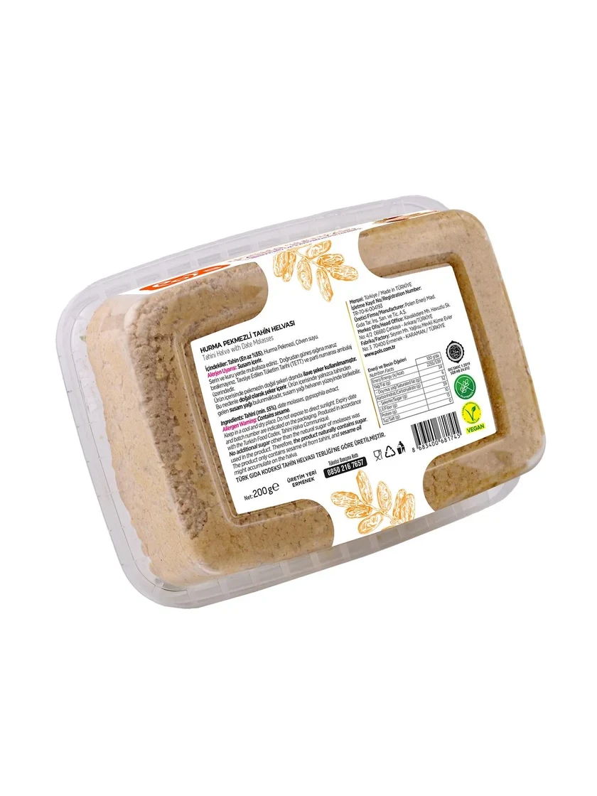 Hurma Pekmezli Tahin Helvası 200 gr. görseli