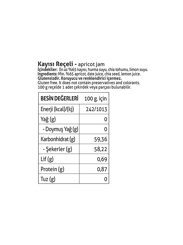 Apricot Jam 285 g (65% Fruit) görseli